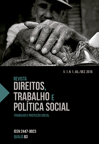 REVISTA DIREITOS, TRABALHO E POLÍTICA SOCIAL