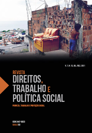 Revista Direitos, Trabalho e Política Social, v 7, n 13